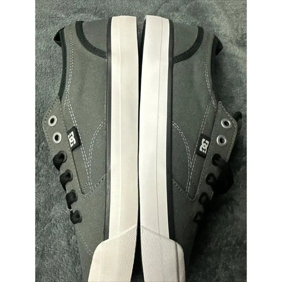 DC Evan Smith TX Pro ADYS300275 Grey Canvas Skate Sneaker Shoes Men's US… - Picture 10 of 16